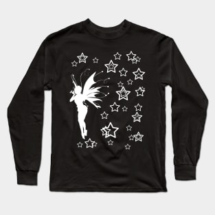 Fairy Faires fay Stars Long Sleeve T-Shirt